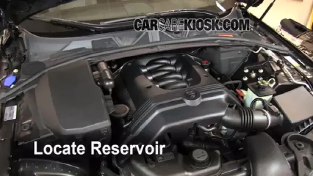 2009 Jaguar XF Luxury 4.2L V8 Líquido limpiaparabrisas Agregar líquido